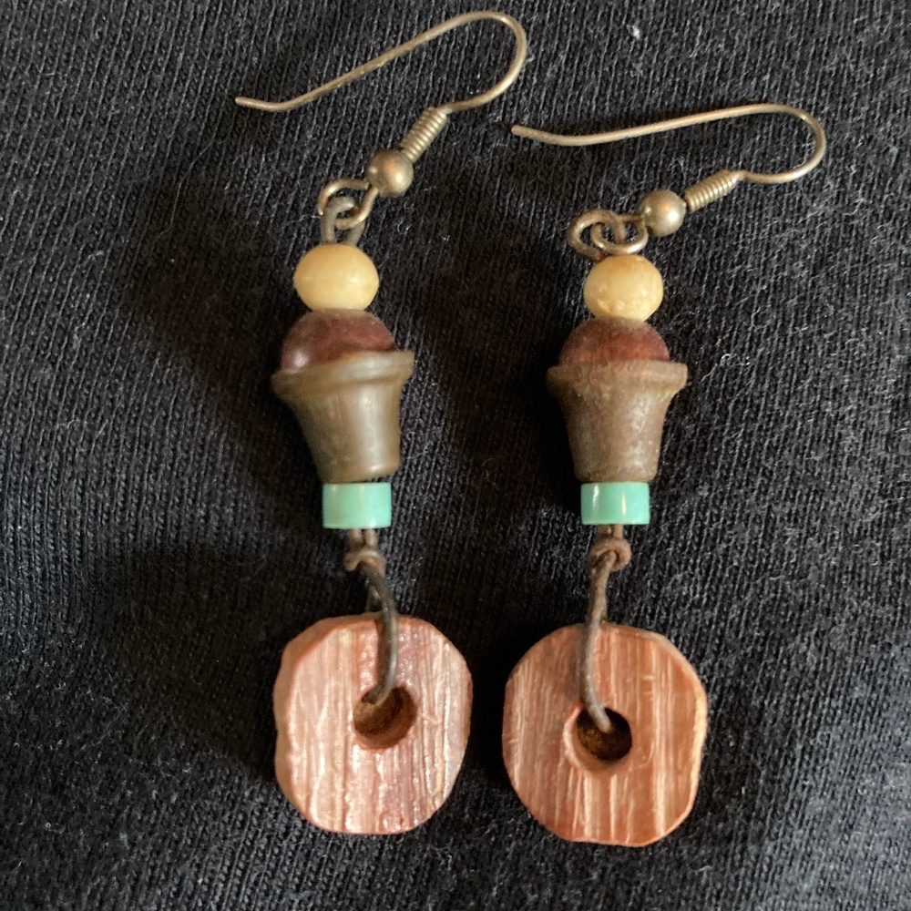 Native American design earrings